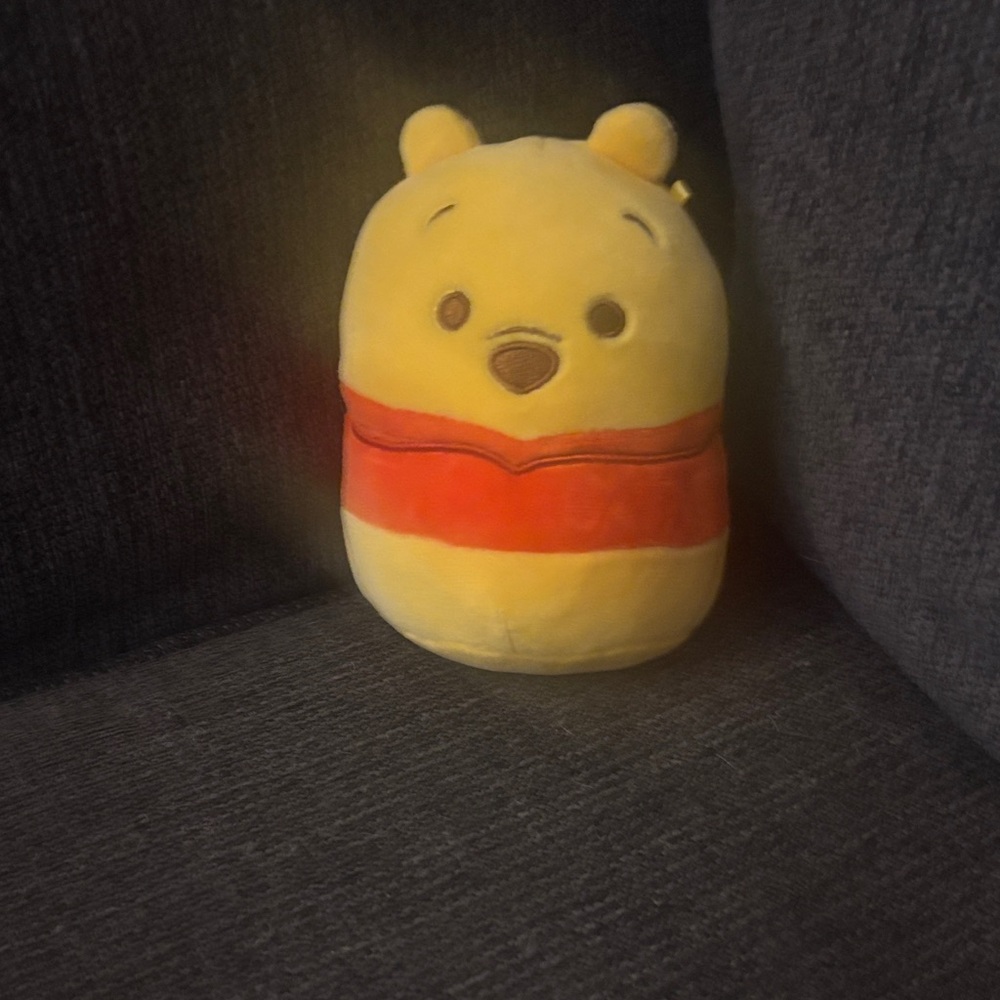 Disney Yellow and Red Plush Character
